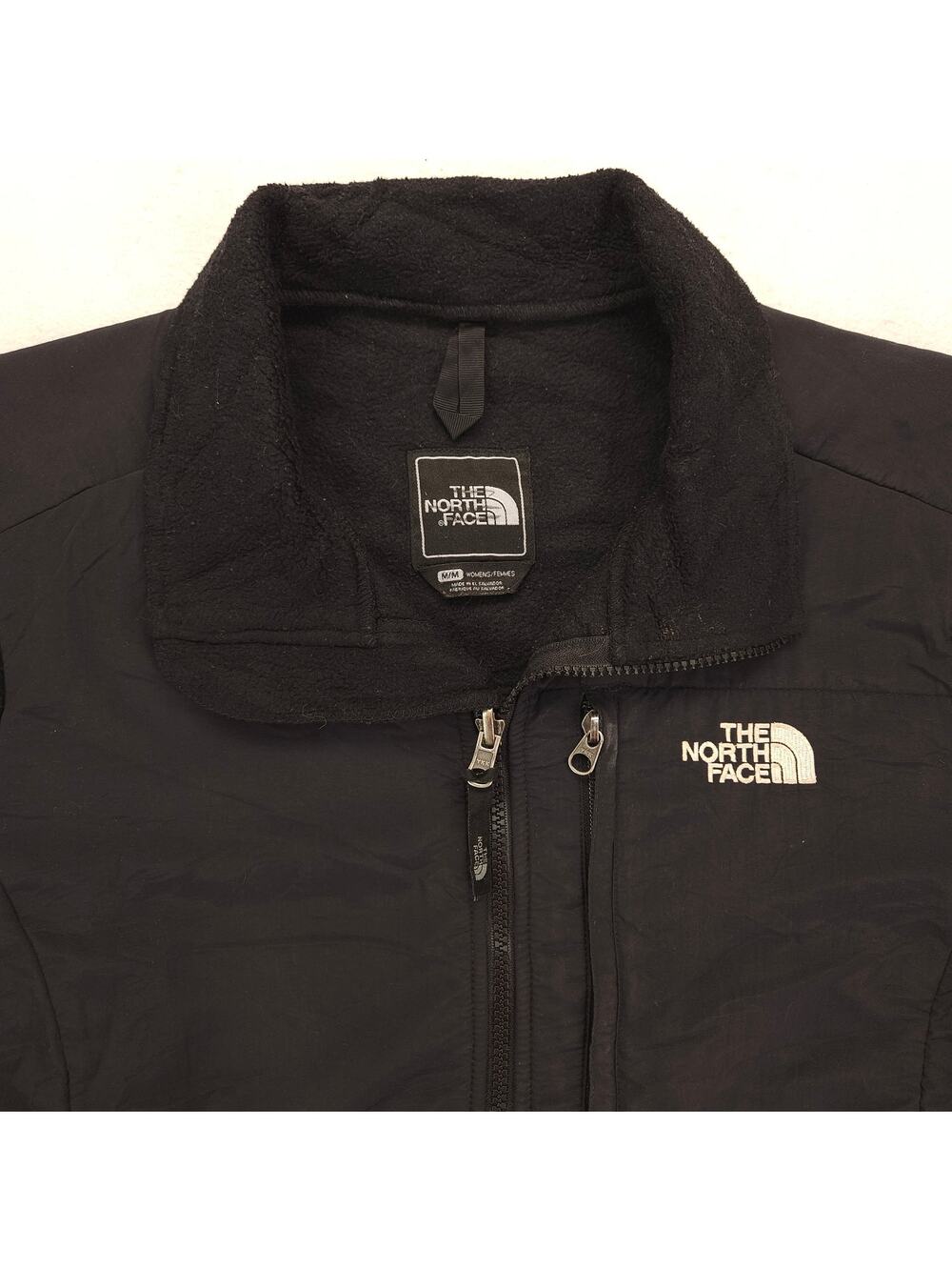 The North Face Long Sleeve Zip Up Casual Jacket Womens Size Medium M Black